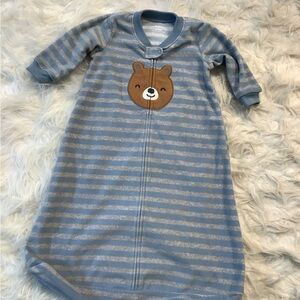 Carter's Blue and Gray Baby Sleep Sack 6-9 mth